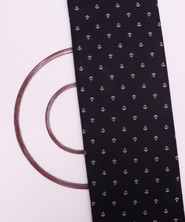 black and white arrow print denim fabric b108 6029